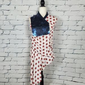 Lug Von Siga Draped Sleeveless Blouse